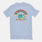 It Was All Worth It – Cat Graphic T-Shirt in blue, flat-lay product view