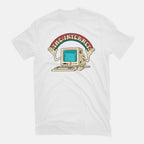It Was All Worth It – Cat Graphic T-Shirt in white, flat-lay product view