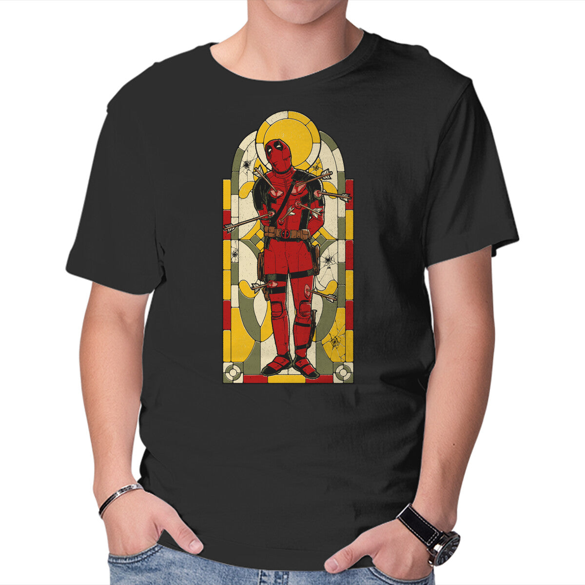 Guardian Of Chaos – Movie Graphic T-Shirt in black, product display