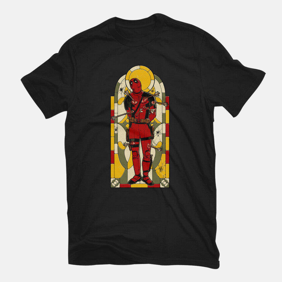Guardian Of Chaos – Movie Graphic T-Shirt in black, flat-lay product view