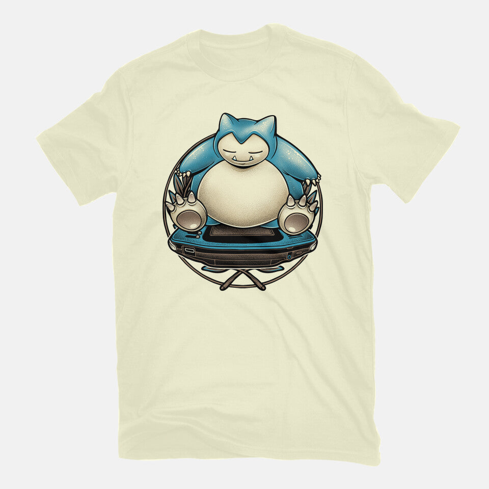 Gamer Snorlax – Anime Graphic T-Shirt