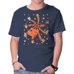 Catch Fire – Anime Graphic T-Shirt in navy, product display