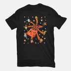 Catch Fire – Anime Graphic T-Shirt in black, flat-lay product view