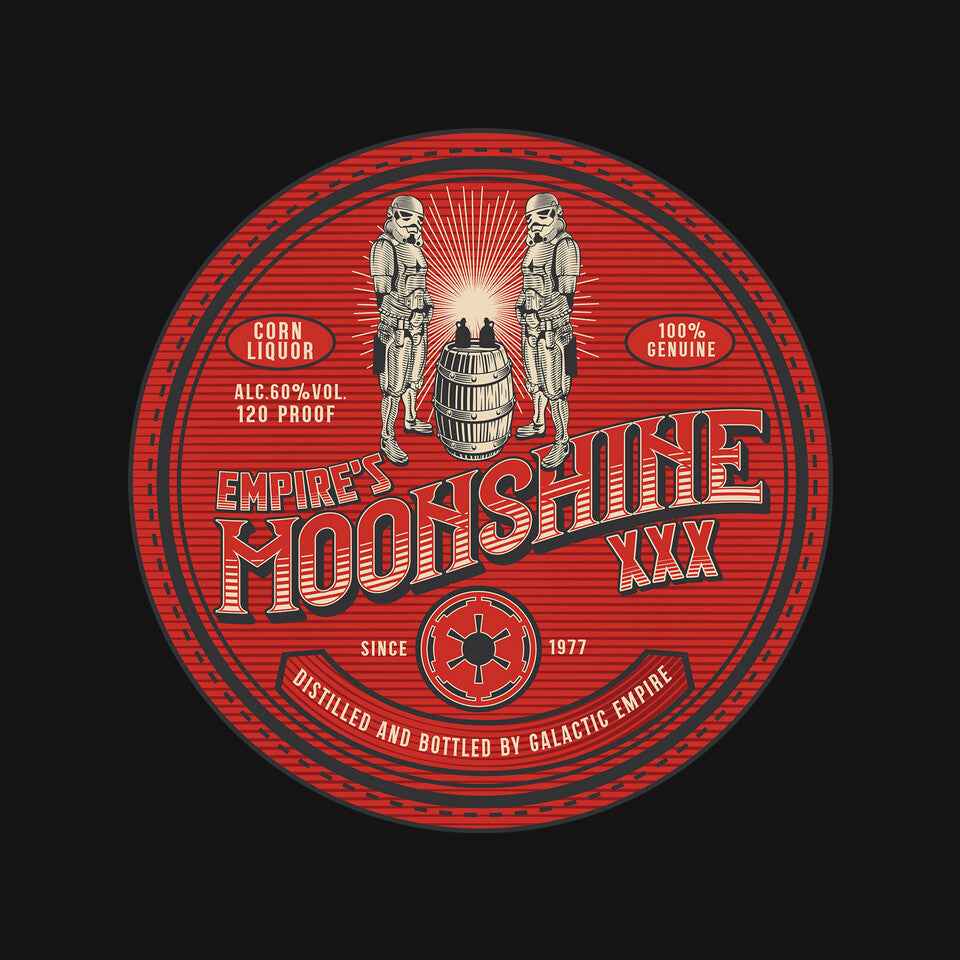 Empire's Moonshine – Sci-Fi Graphic T-Shirt