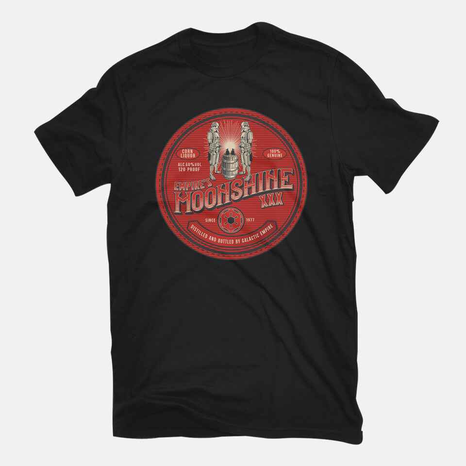Empire's Moonshine – Sci-Fi Graphic T-Shirt