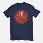 Empire's Moonshine – Sci-Fi Graphic T-Shirt in navy, flat-lay product view