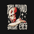 Turning Around Zombie – Halloween Graphic T-Shirt design artwork for black graphic T-shirt