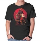 Red Kitsune Samurai Graphic T-Shirt