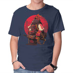 Red Kitsune Samurai Graphic T-Shirt