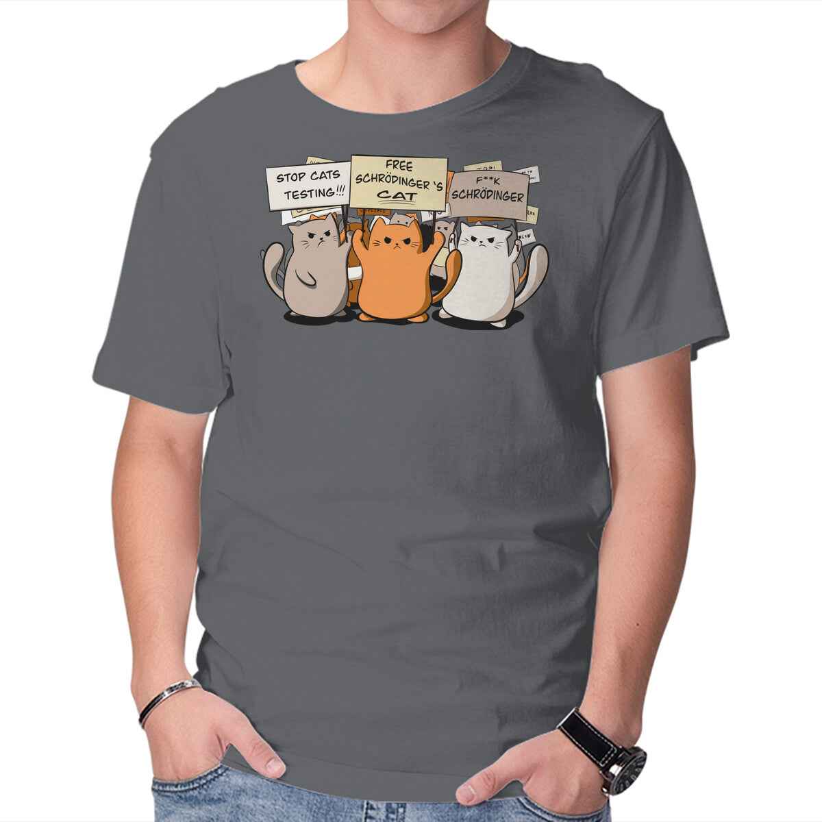 Cats Protest – Cat Graphic T-Shirt