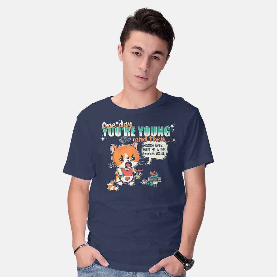 One Day – Cat Graphic T-Shirt