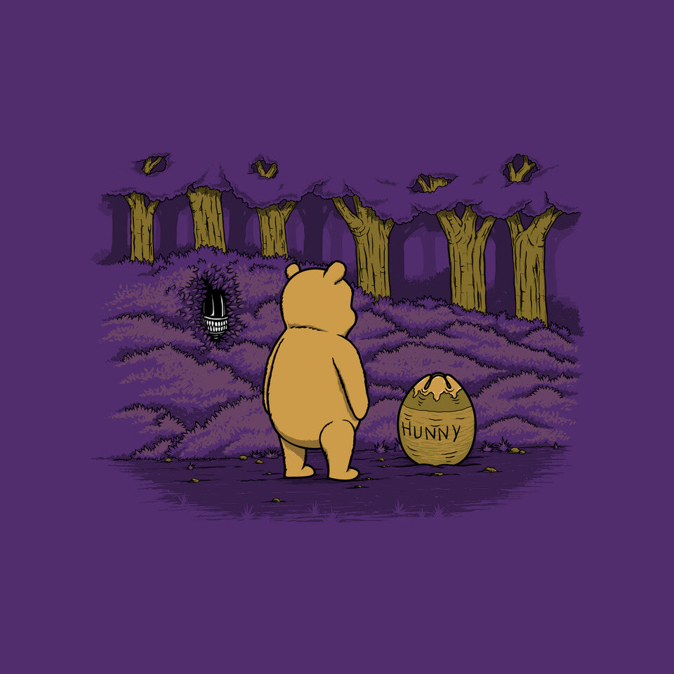 Bear Trap – Sci-Fi Graphic T-Shirt design artwork for purple graphic T-shirt