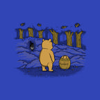 Bear Trap – Sci-Fi Graphic T-Shirt design artwork for royal blue graphic T-shirt