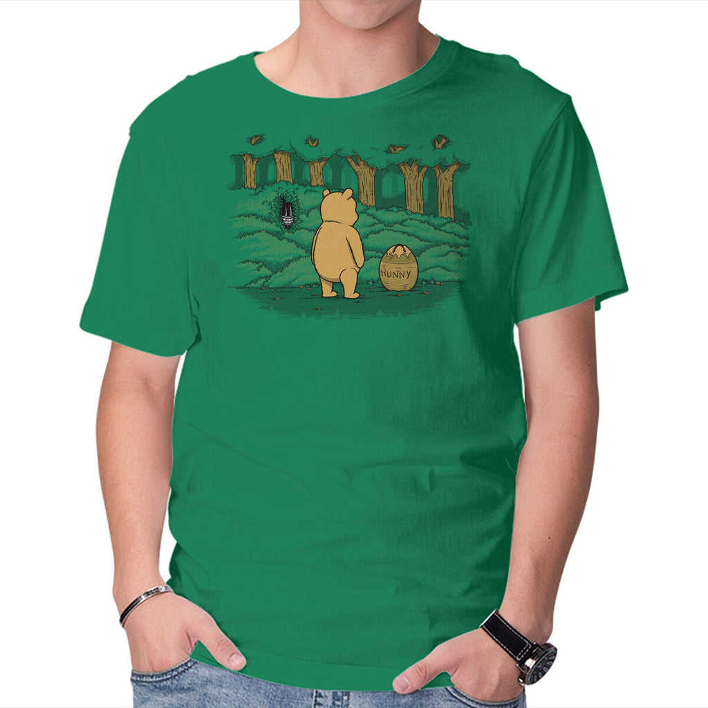 Bear Trap – Sci-Fi Graphic T-Shirt in green, product display