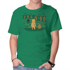 Bear Trap – Sci-Fi Graphic T-Shirt in green, product display