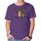 Bear Trap – Sci-Fi Graphic T-Shirt in purple, product display