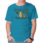 Bear Trap – Sci-Fi Graphic T-Shirt in turquoise, product display