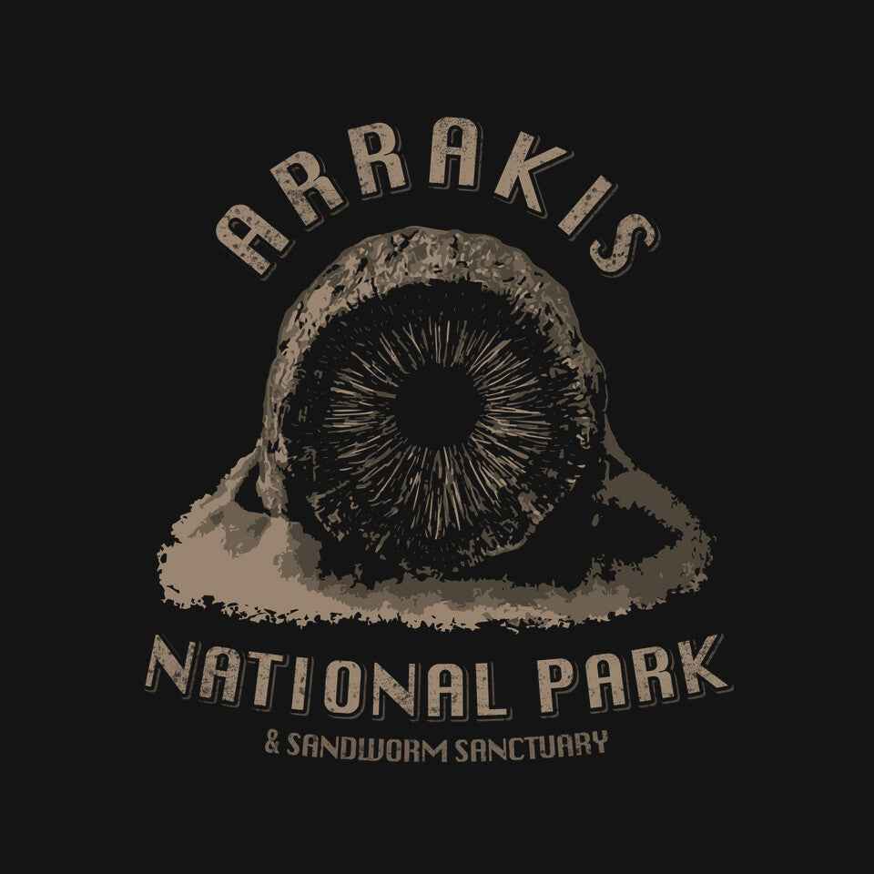 Arrakis National Park – Sci-Fi Graphic T-Shirt