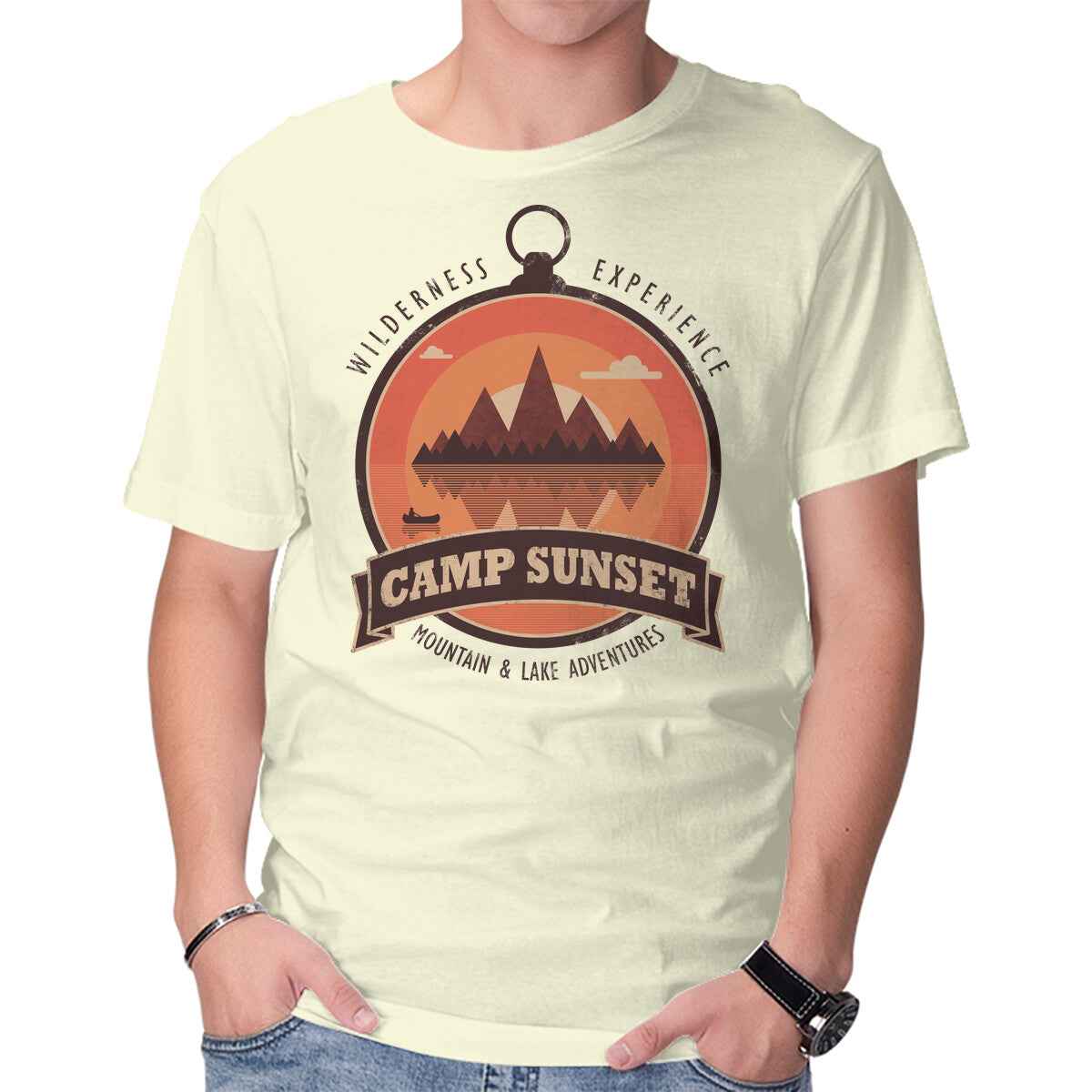Camp Sunset Graphic T-Shirt