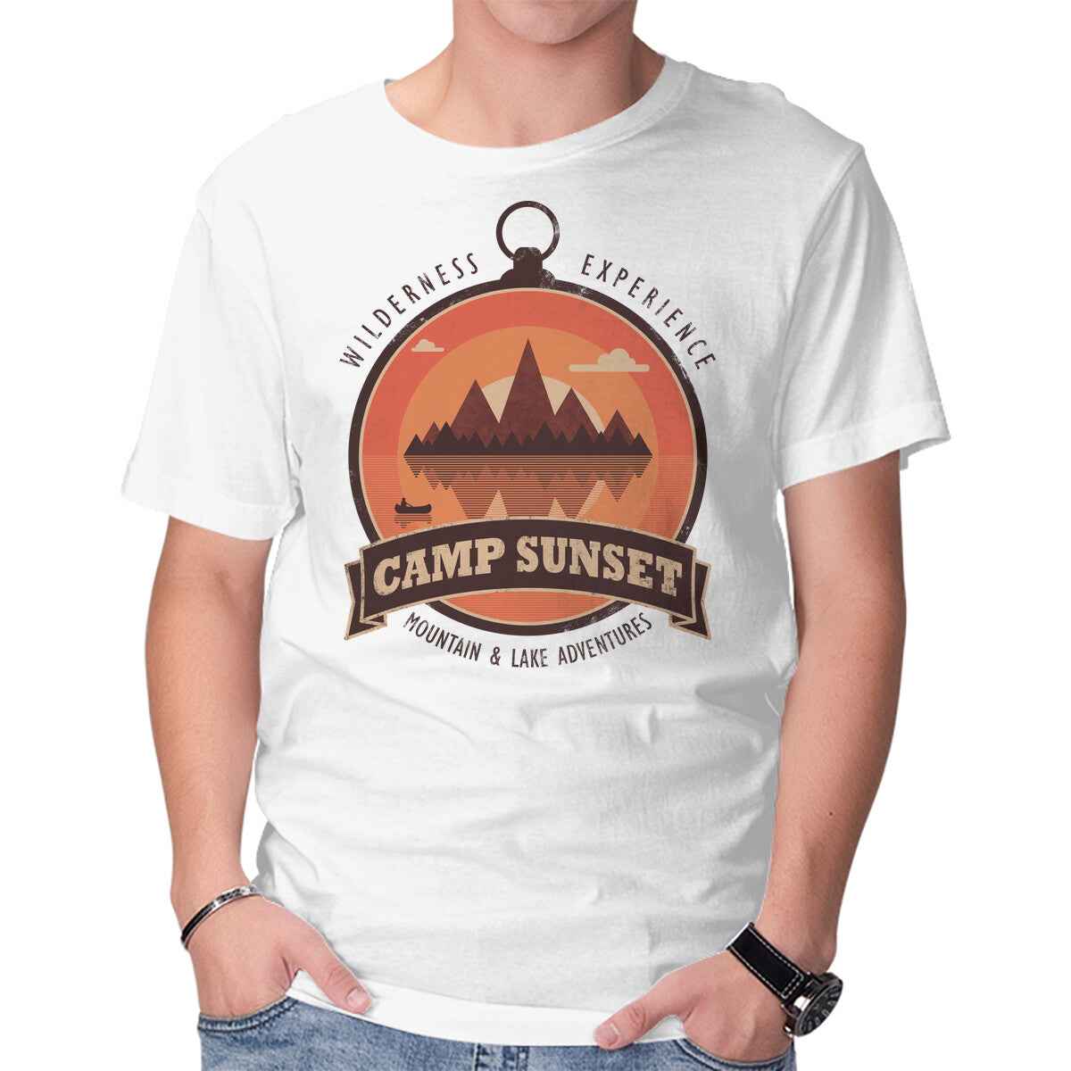 Camp Sunset Graphic T-Shirt