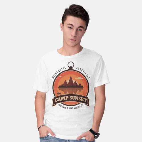 Camp Sunset Graphic T-Shirt