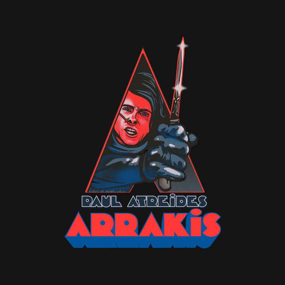 Clockwork Arrakis – Sci-Fi Graphic T-Shirt