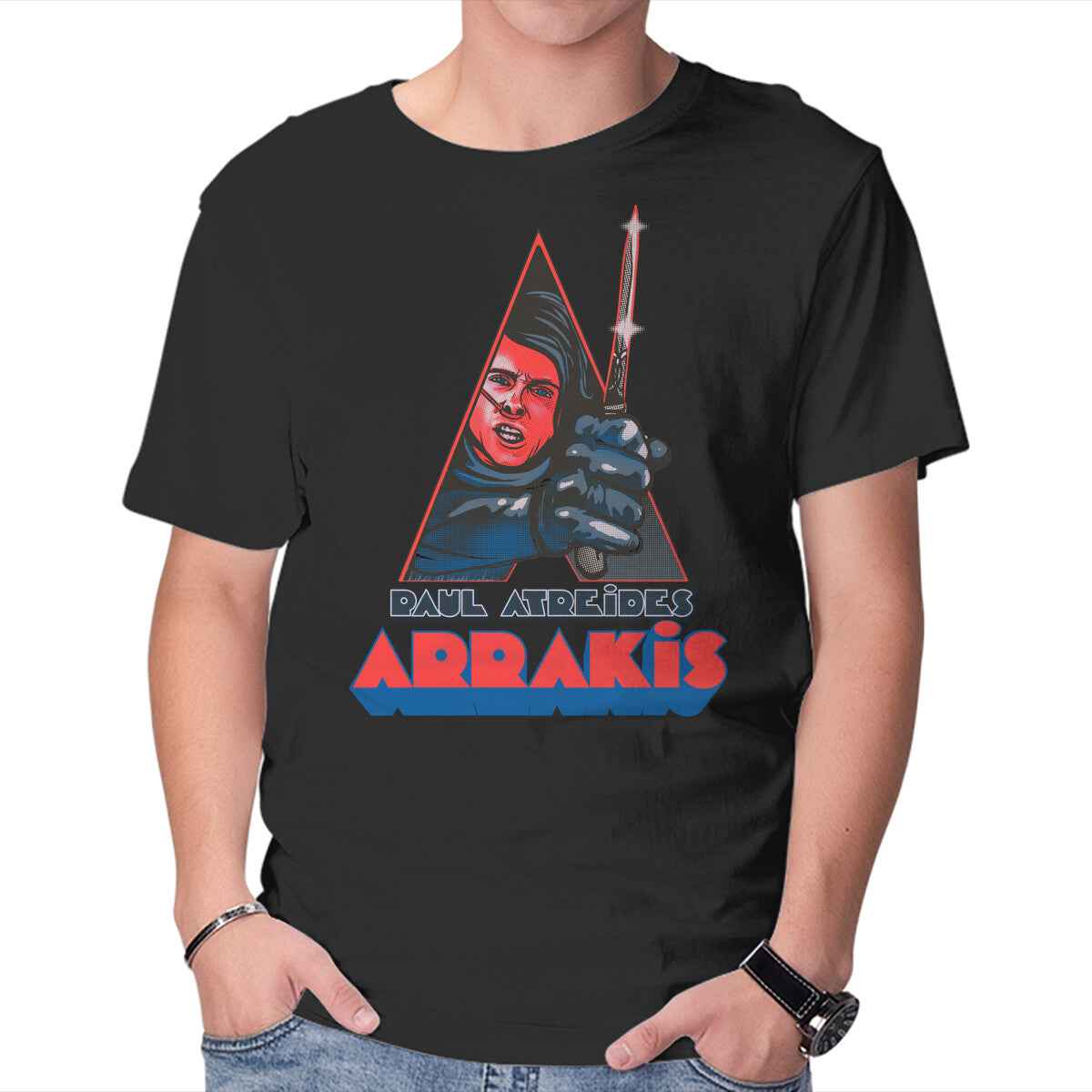 Clockwork Arrakis – Sci-Fi Graphic T-Shirt