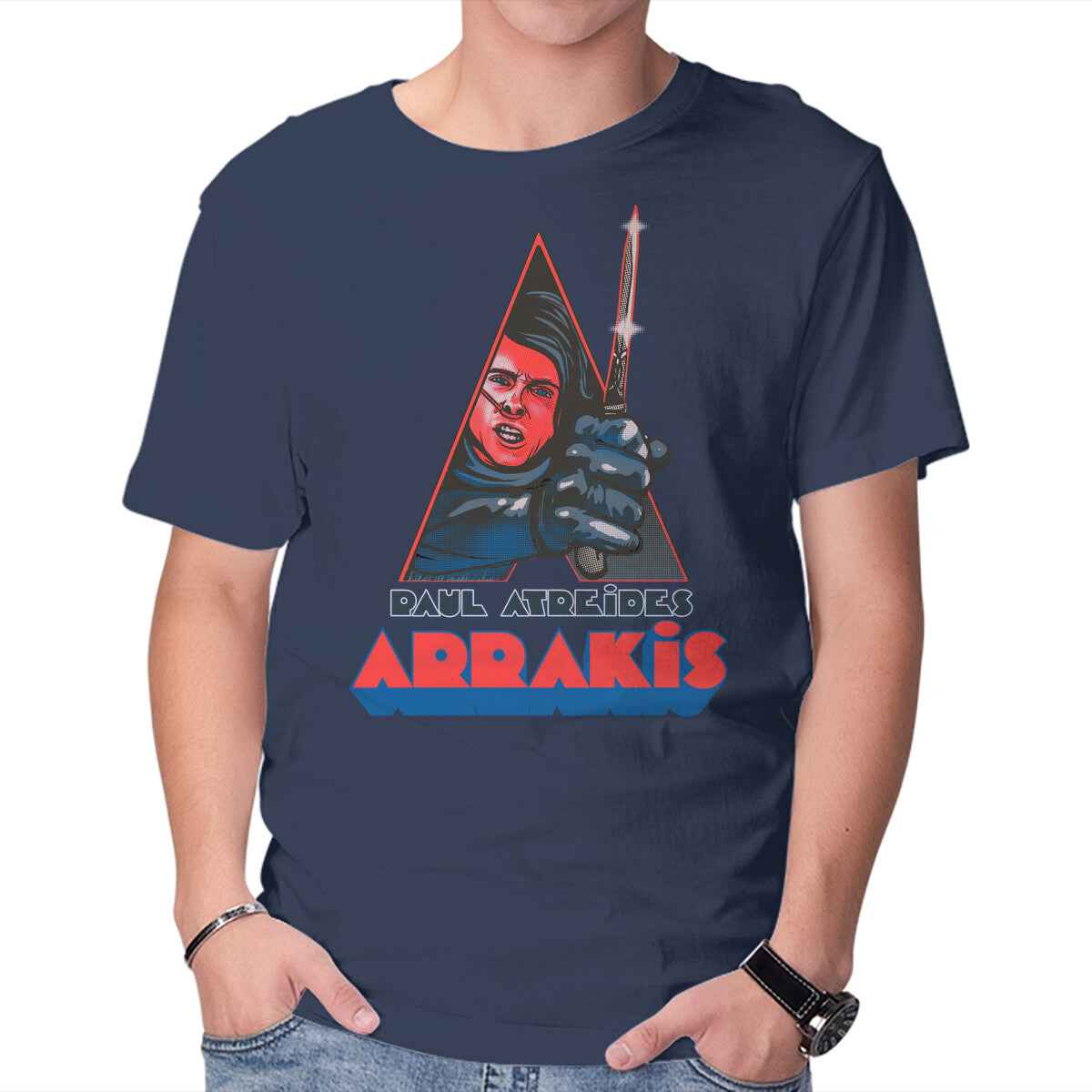 Clockwork Arrakis – Sci-Fi Graphic T-Shirt