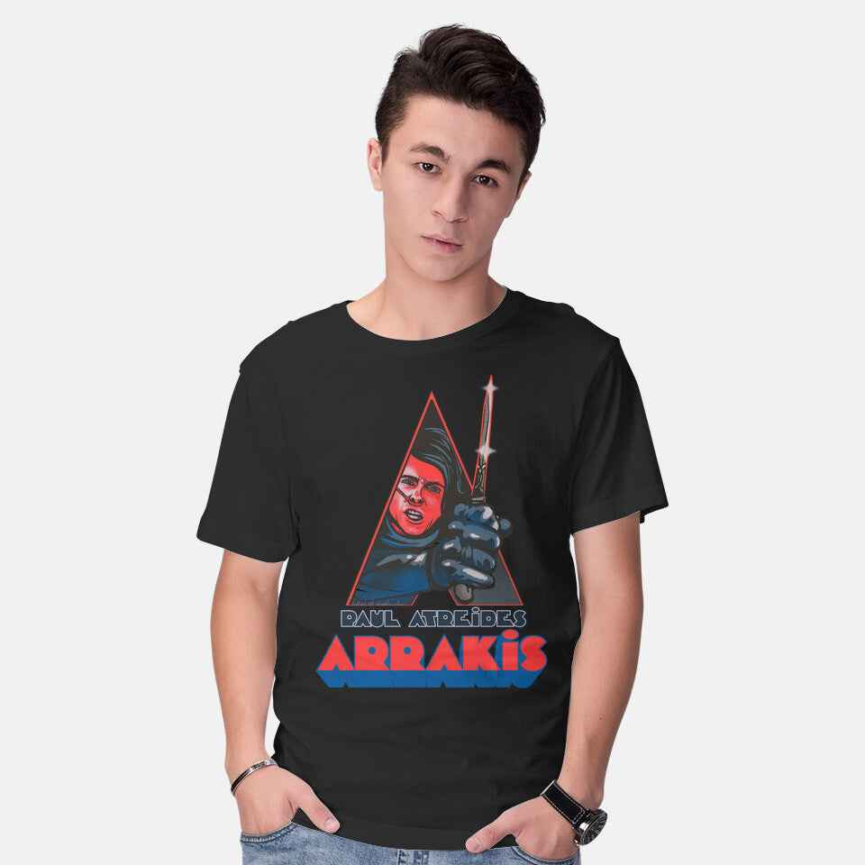 Clockwork Arrakis – Sci-Fi Graphic T-Shirt