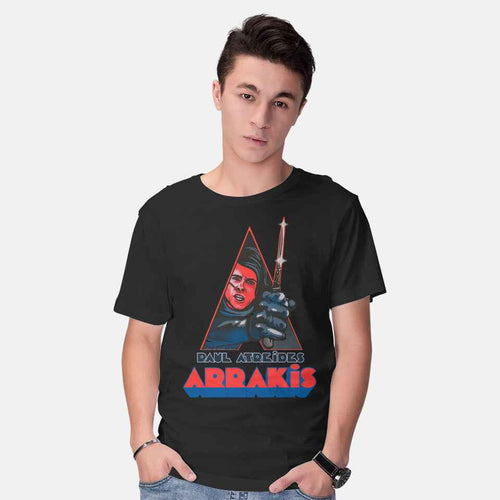 Clockwork Arrakis – Sci-Fi Graphic T-Shirt
