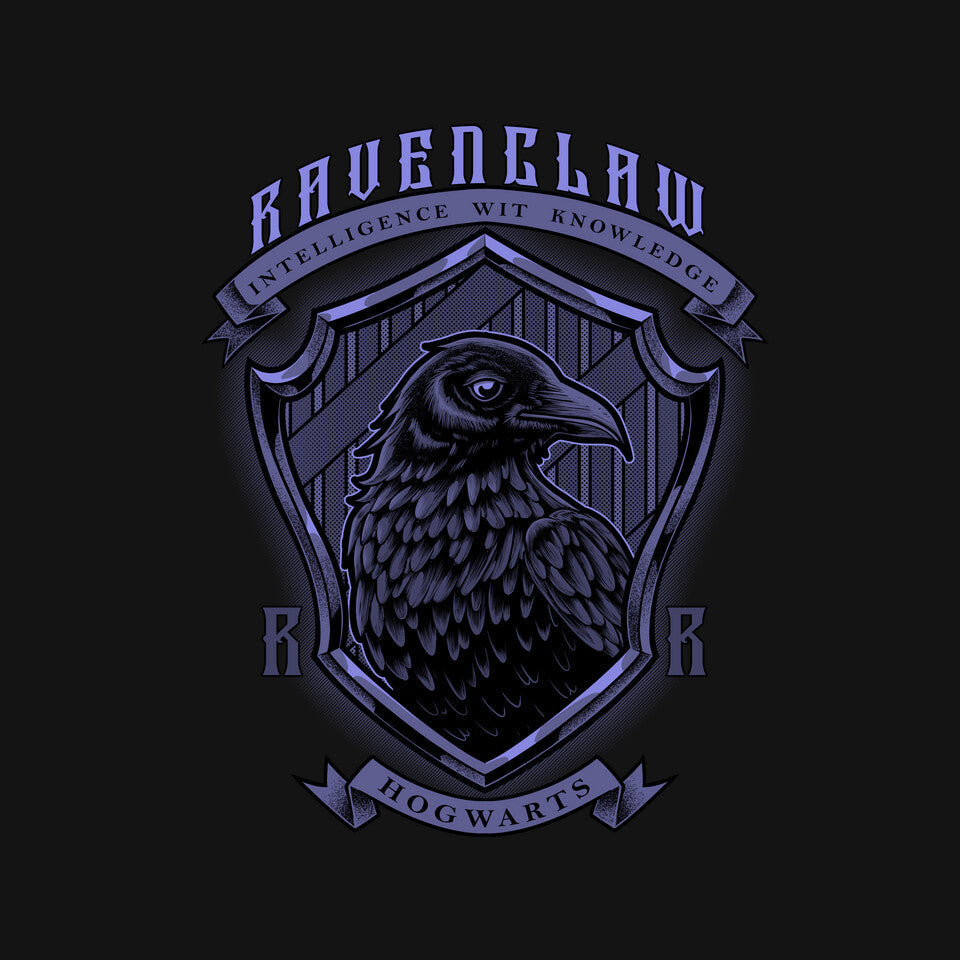 Violet Crow Emblem – Fantasy Graphic T-Shirt