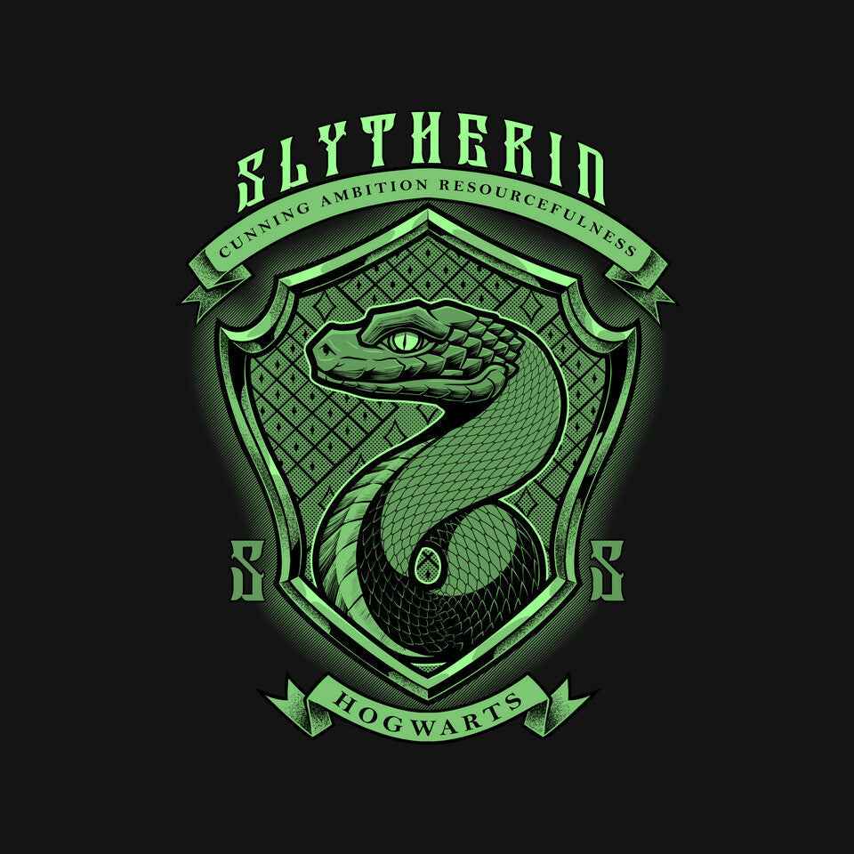 Green Snake Emblem – Fantasy Graphic T-Shirt