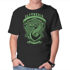 Green Snake Emblem – Fantasy Graphic T-Shirt