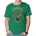 Green Snake Emblem – Fantasy Graphic T-Shirt in green, product display