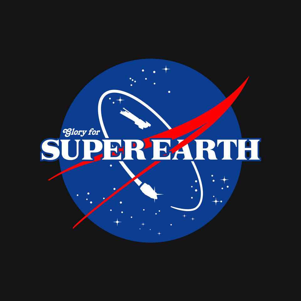 Glory For Super Earth – Gaming Graphic T-Shirt