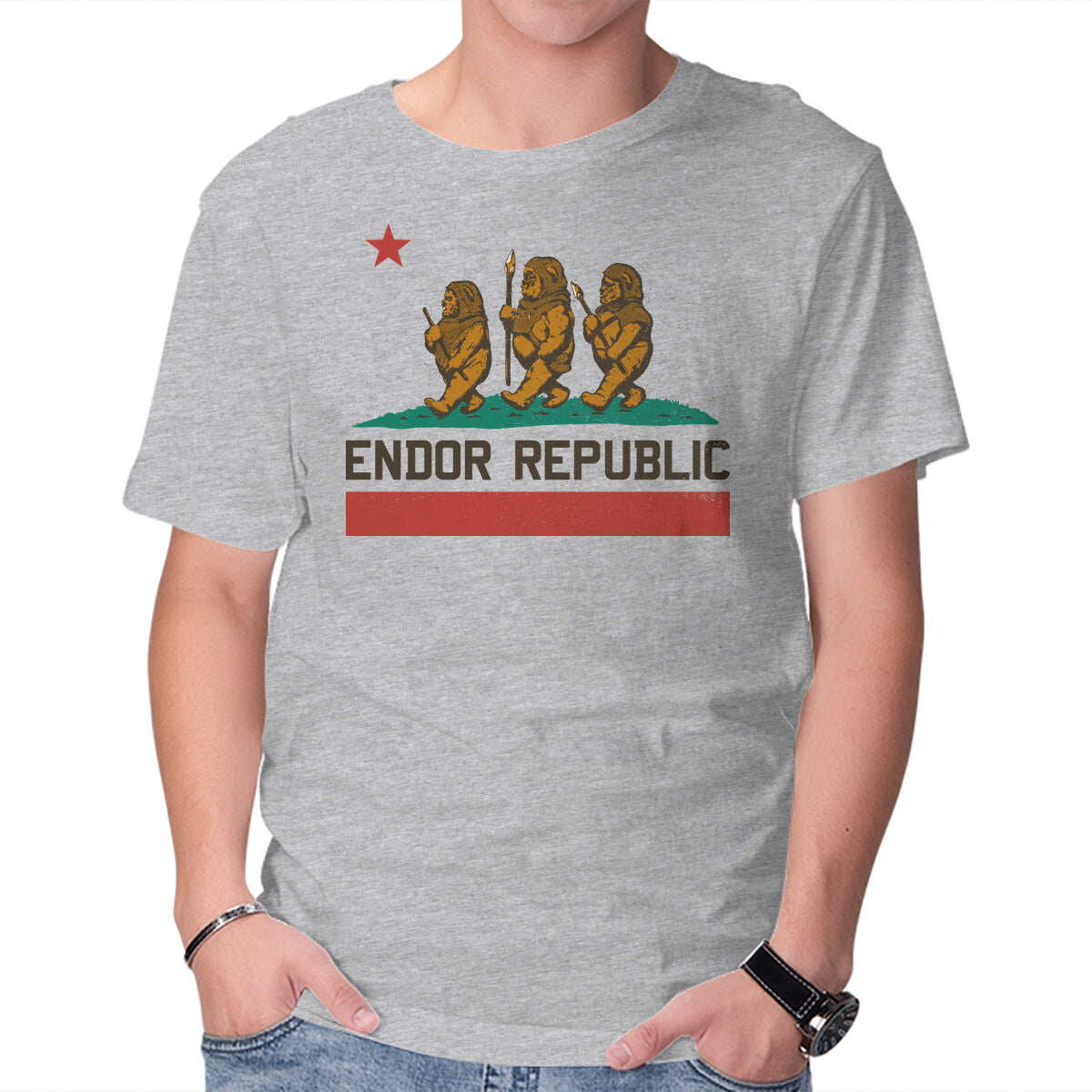 Endor Republic – Sci-Fi Graphic T-Shirt