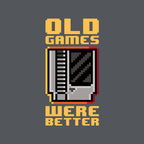 Old Games – Gaming Graphic T-Shirt design artwork for charcoal graphic T-shirt