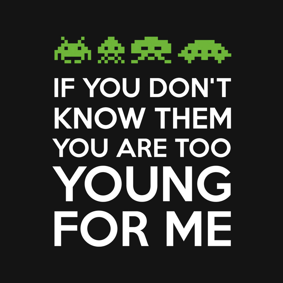 If You Don't Know Them – Gaming Graphic T-Shirt design artwork for black graphic T-shirt