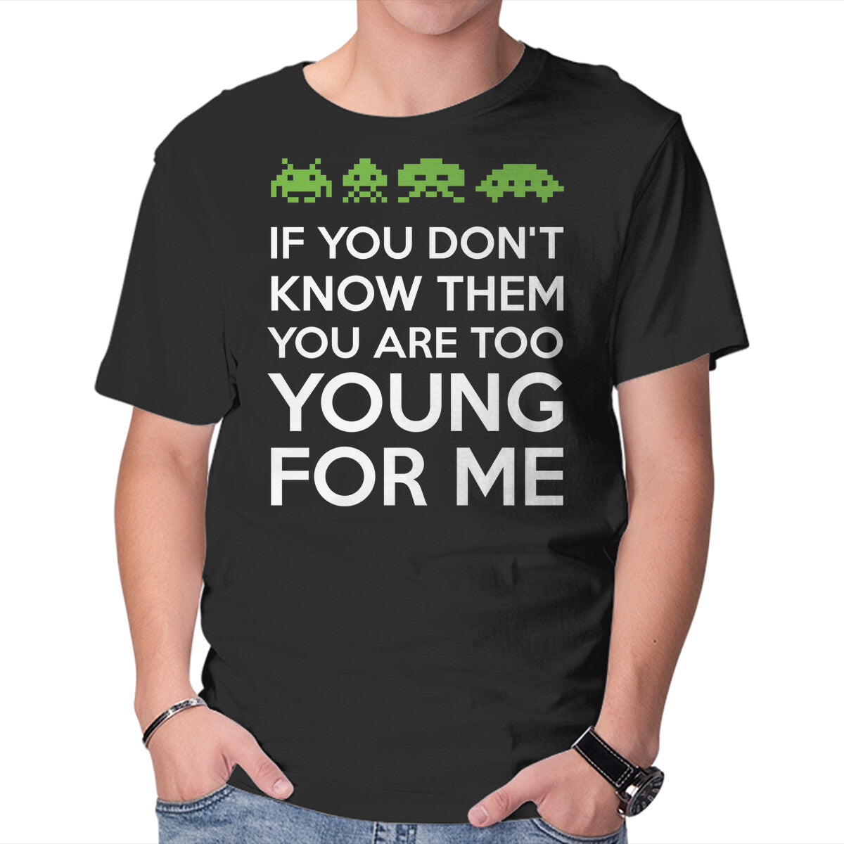 If You Don't Know Them – Gaming Graphic T-Shirt in black, product display