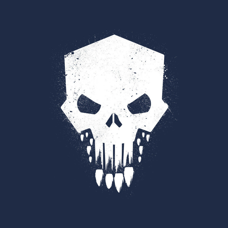 Helldivers Punisher – Gaming Graphic T-Shirt design artwork for navy graphic T-shirt