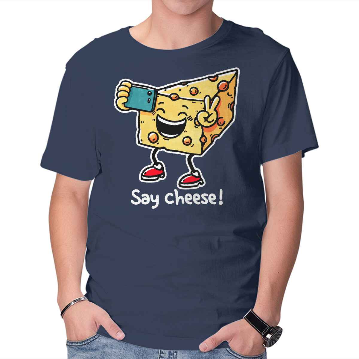 Say Cheese – Funny Graphic T-Shirt
