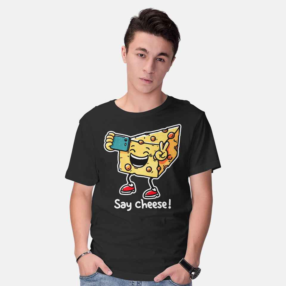 Say Cheese – Funny Graphic T-Shirt