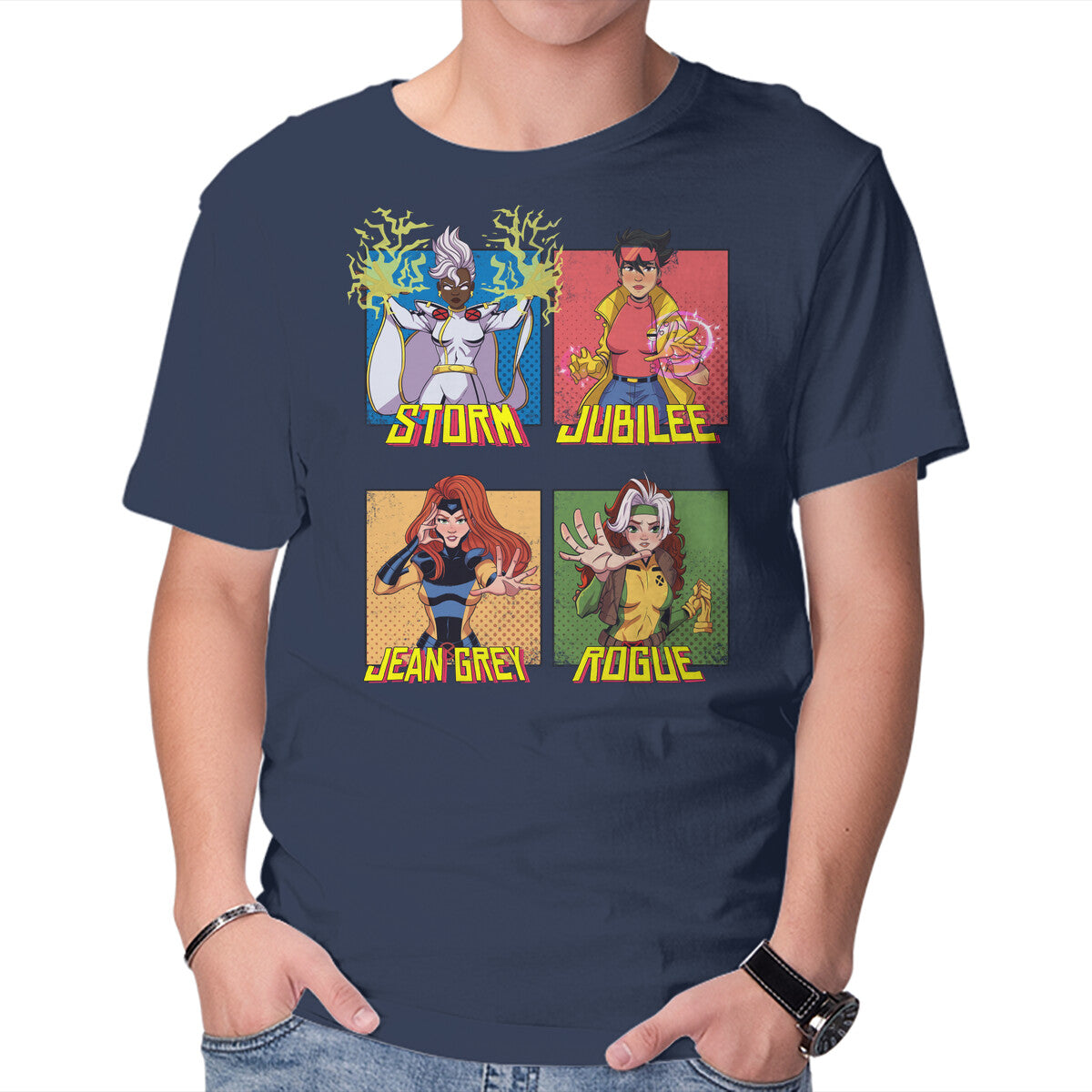 X-men 97 Girls – Sci-Fi Graphic T-Shirt in navy, product display