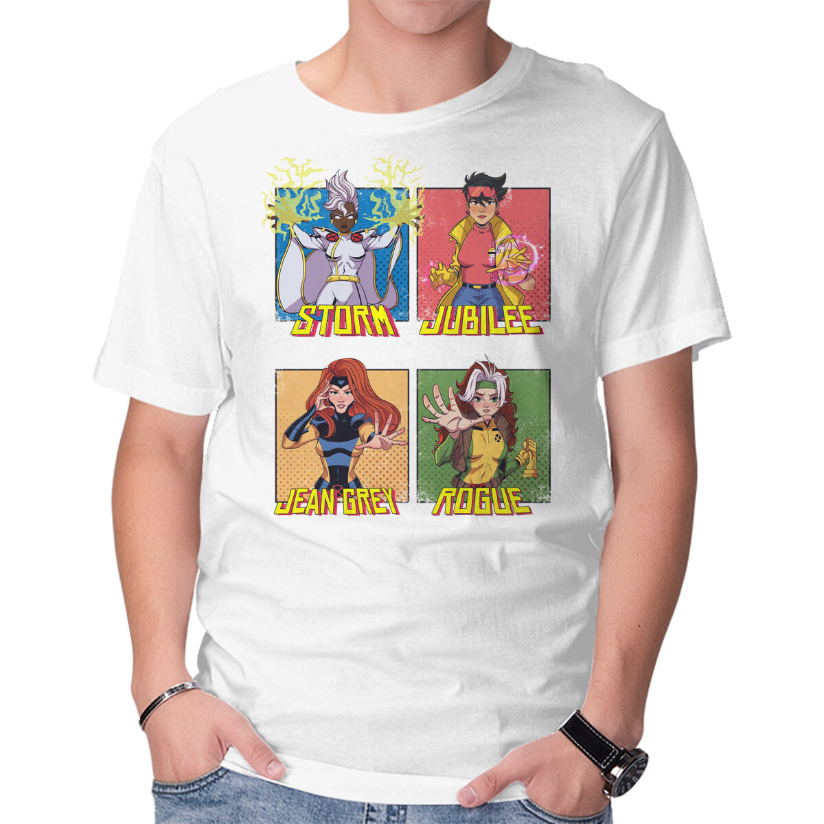 X-men 97 Girls – Sci-Fi Graphic T-Shirt in white, product display