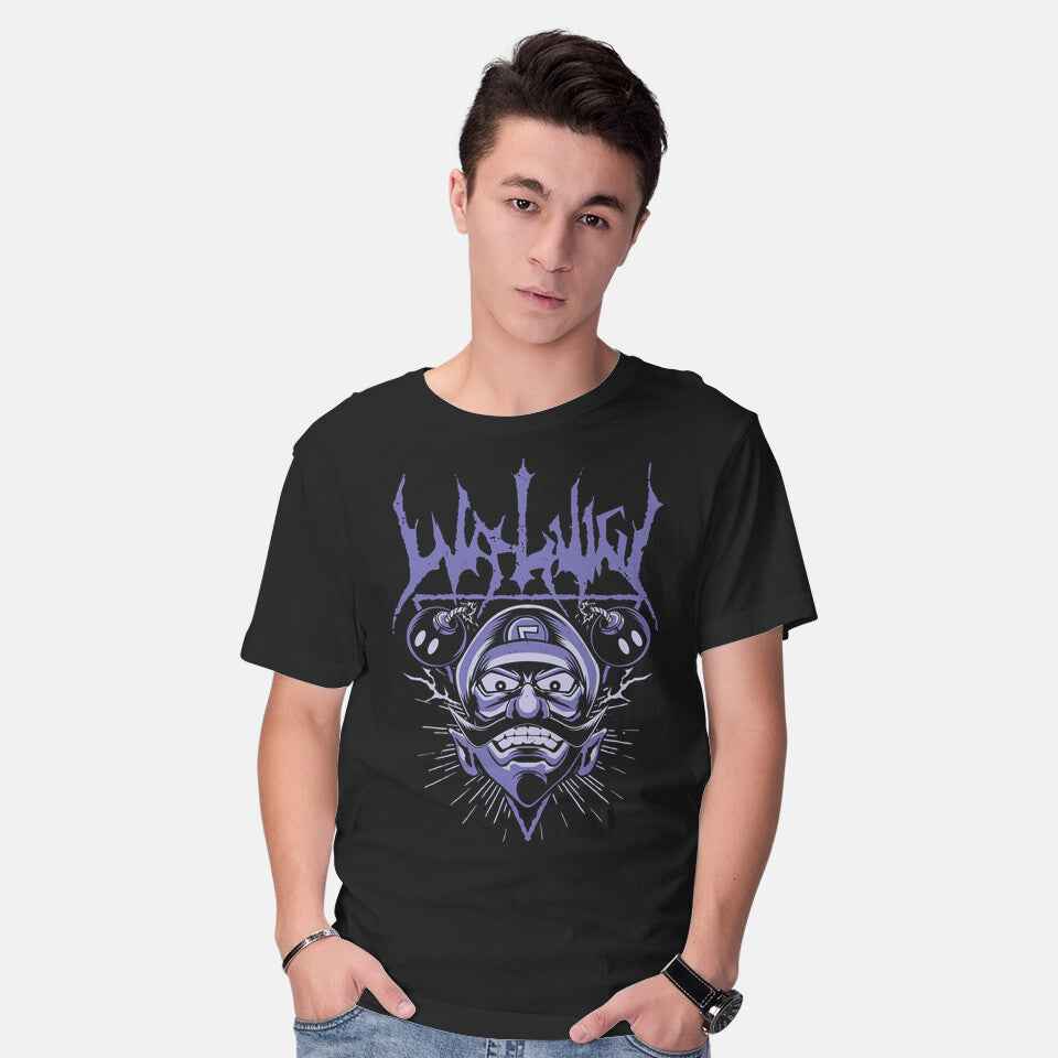 Waluigi Metal – Gaming Graphic T-Shirt