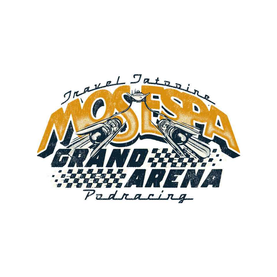 Mos Espa Grand Arena – Sci-Fi Graphic T-Shirt