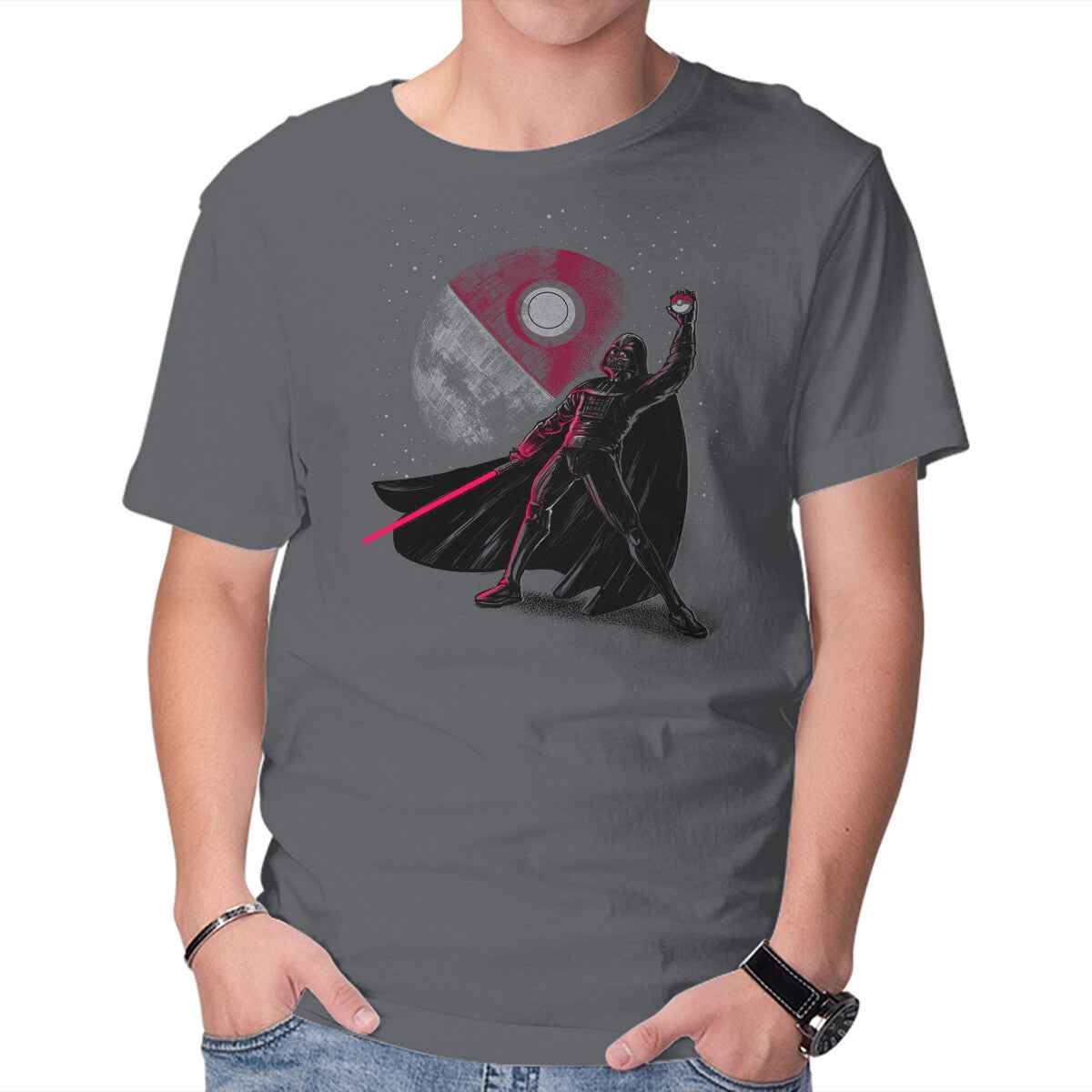 PokeDeath Star – Anime Graphic T-Shirt