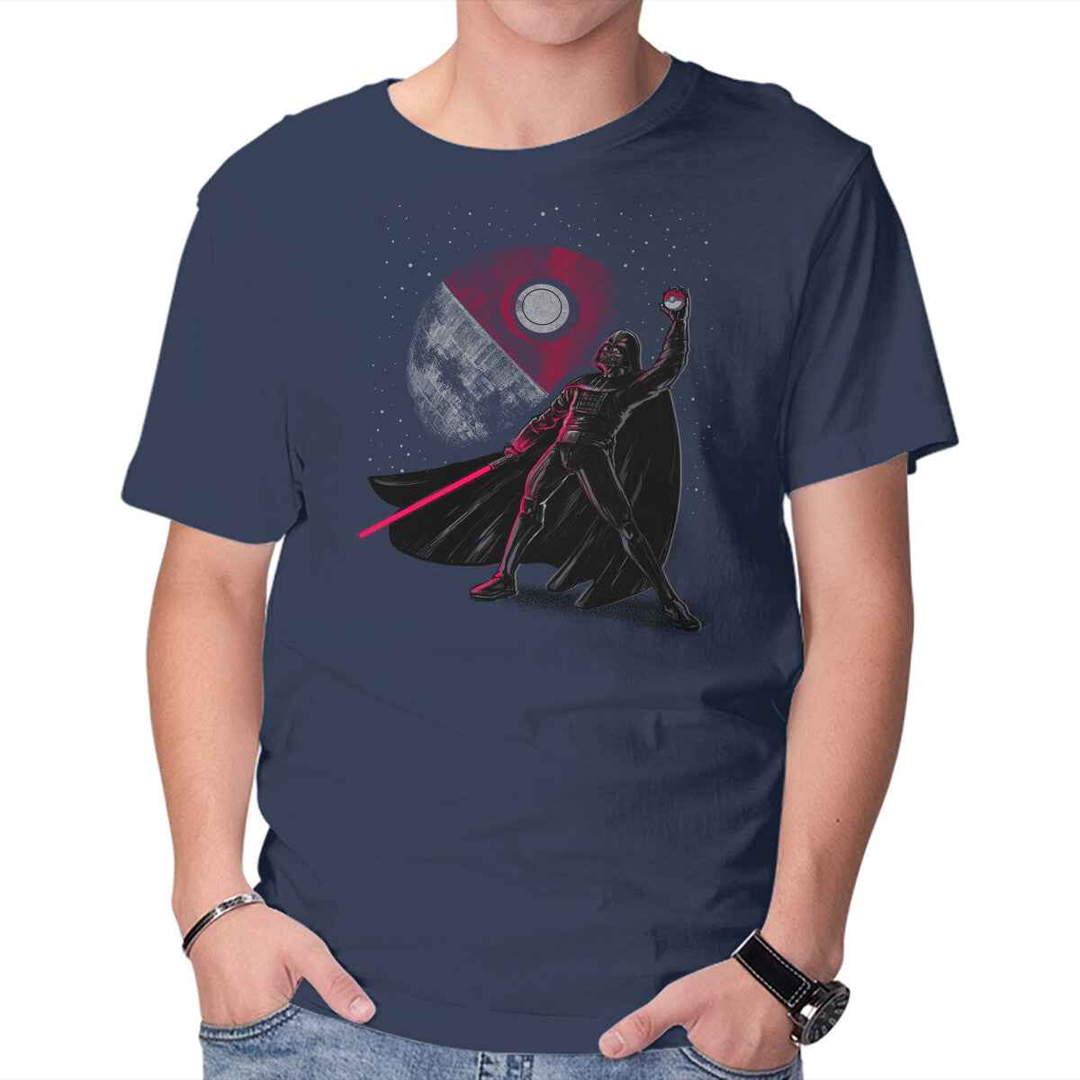PokeDeath Star – Anime Graphic T-Shirt