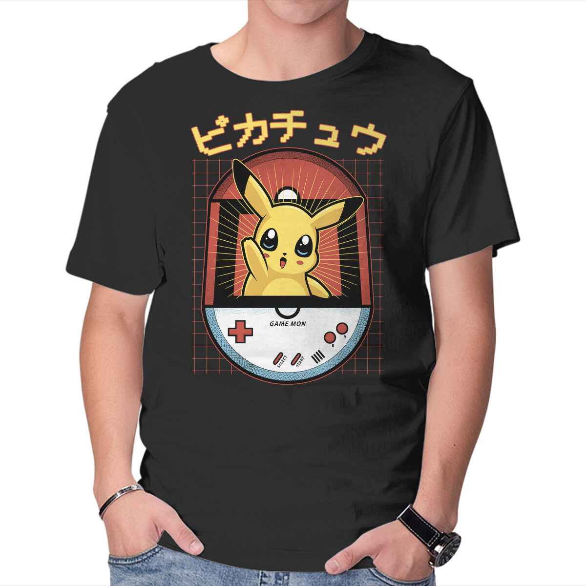 Pika Gamemon – Anime Graphic T-Shirt