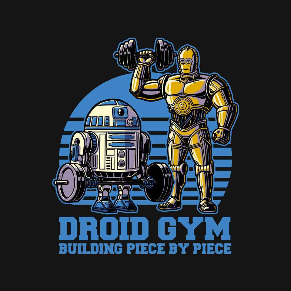 Android Space Gym – Fantasy Graphic T-Shirt